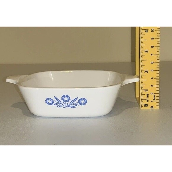 Corning Ware BLUE CORNFLOWER P-41-b Petite Pan Casserole Dish No Lid VINTAGE! - Picture 8 of 8